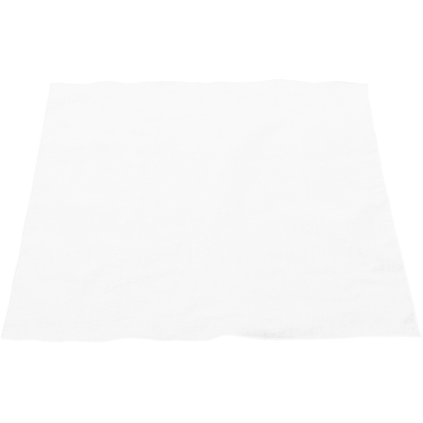 Bandana Blank White - منديل قطني أبيض مربع الشكل للحرف
