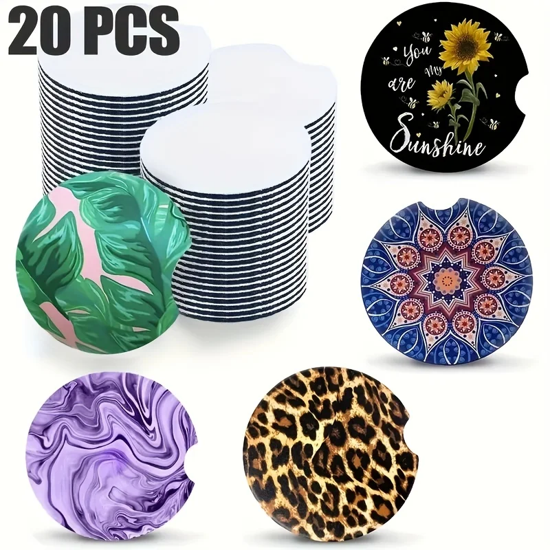 الوقايات الفارغة التسامي ، فتح - مراجعة Coaster Sublimation Blank وسعره