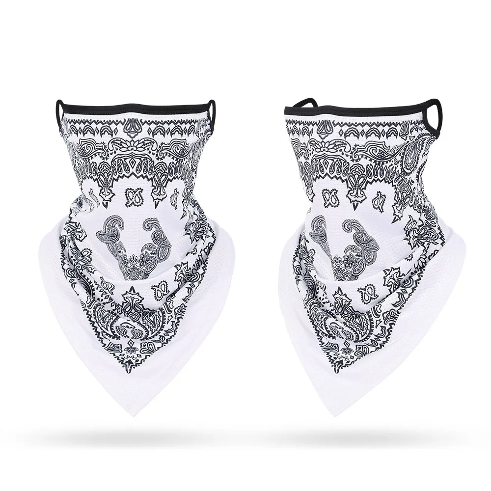 قناع باندونا متعدد الوظائف مع  - مراجعة Bandana Blank White وسعره