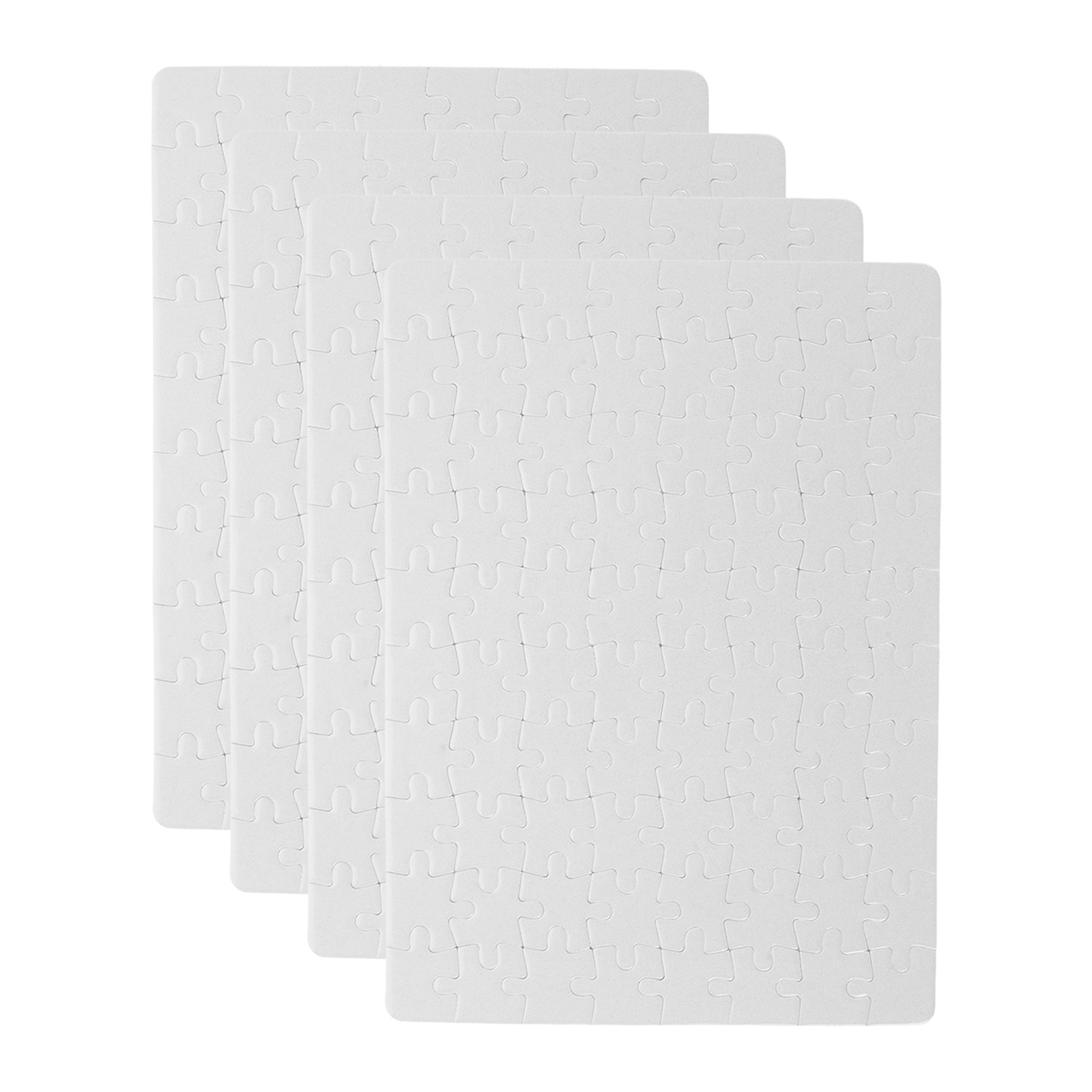 4 قطع من ألواح الألغاز الفارغة - مراجعة Puzzle Blank White وسعره