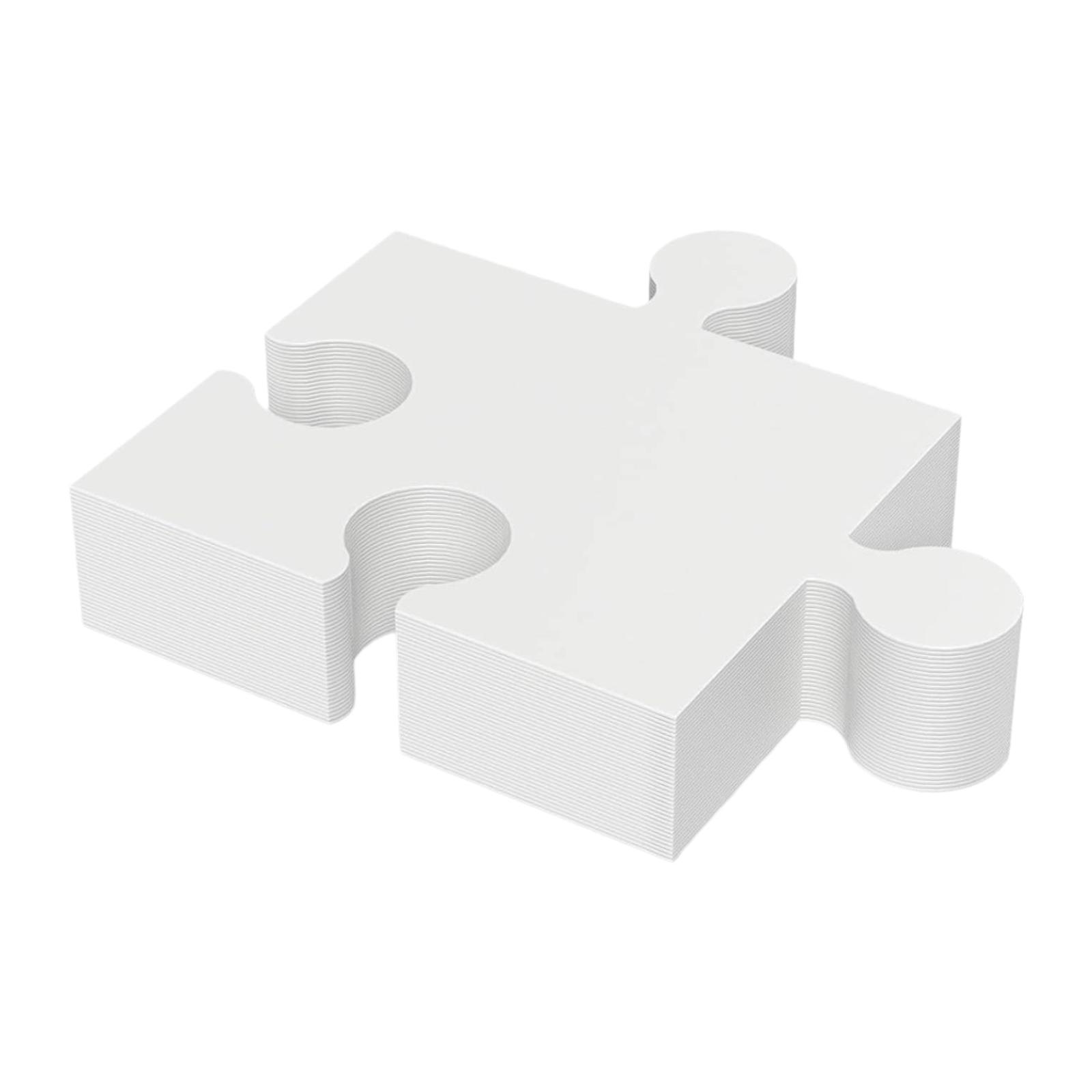 قطع بازل بيضاء فارغة من الورق  - مراجعة Puzzle Blank White وسعره