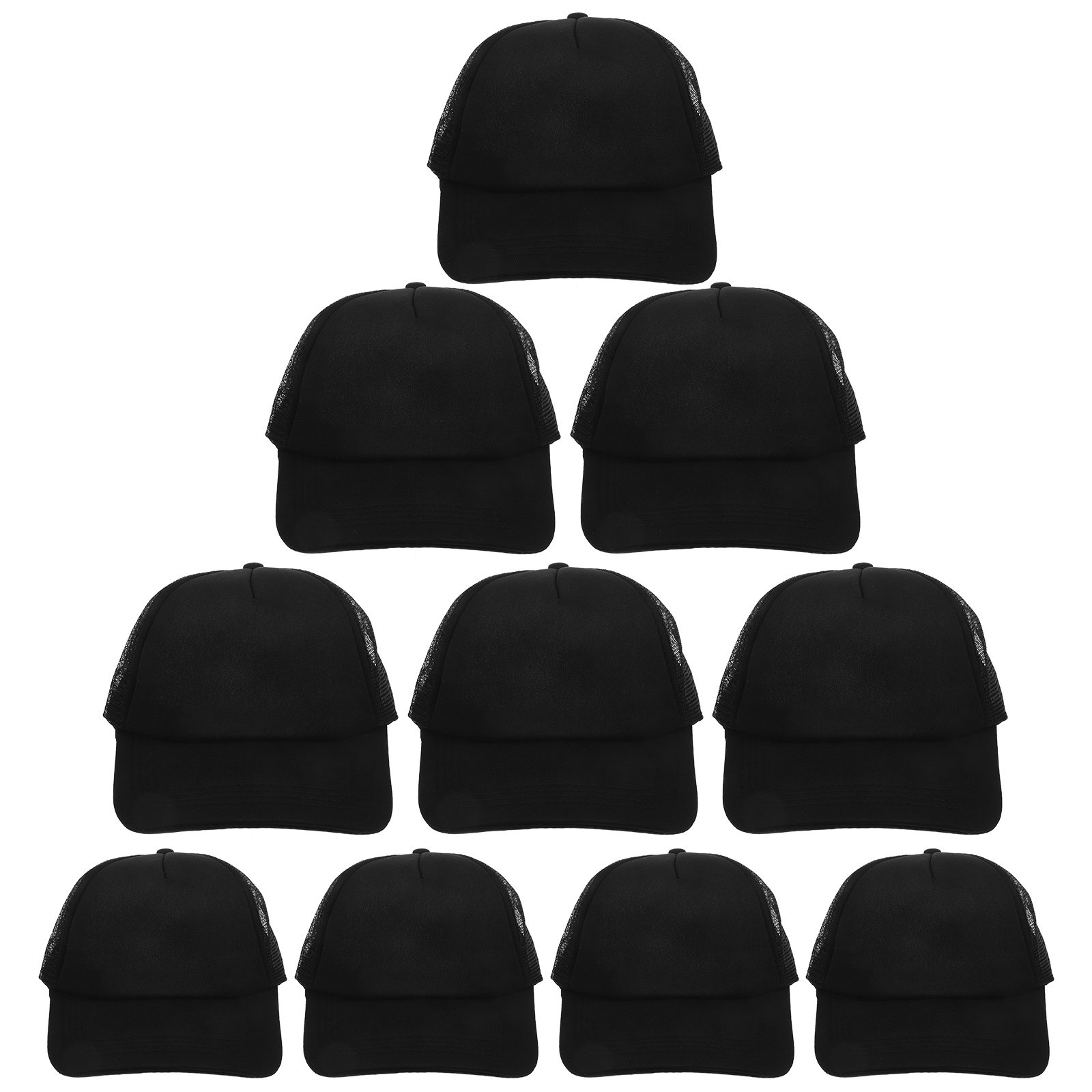 10 قطع من قبعات البيسبول الشبك - مراجعة Hat Sublimation Blank وسعره